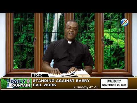 DAILY FOUNTAIN OF NOVEMBER 29, 2019 - VEN. DR. IKECHUKWU IHEMTUGE, JP.