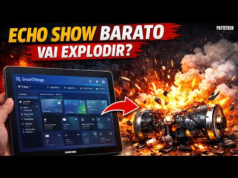 FIZ UMA ECHO SHOW BARATA... VAI EXPLODIR? (O Segredo da Bateria)