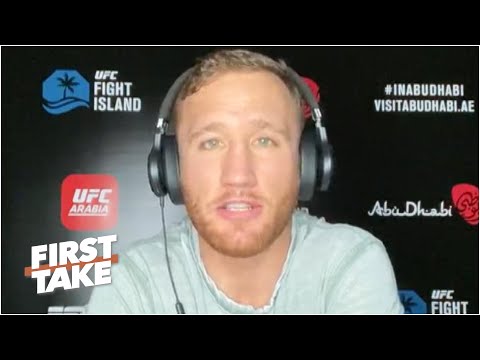 (Justin Gaethje previews fight vs. Khabib Nurmagomedov at UFC 254 | First Take)