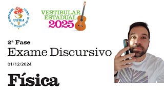 UERJ 2025 - FÍSICA🎯 - PROVA DISCURSIVA - RESOLUÇÃO DE TODAS AS QUESTÕES - PROFESSOR DANIEL JAPIASSÚ