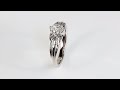 video - Tree of Life Engagement Ring with Rose Gold and Pink Sapphire