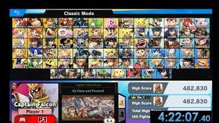 Super Smash Bros. Ultimate - Unlock All Characters (Classic Mode) 4:22:07 (Former WR)