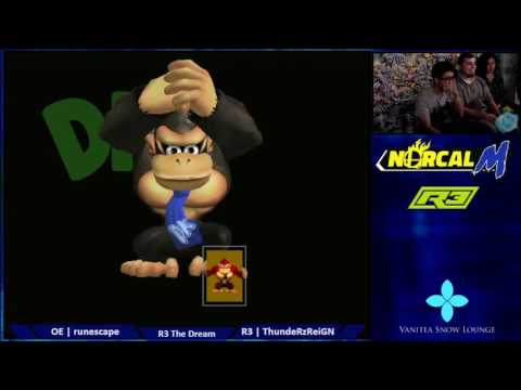R3 The Dream 7 - Melee - R3 ThundeRzReiGN (Donkey Kong) v OE runescape (Donkey Kong)