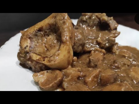 OSSOBUCO CON FUNGHI PORCINI.#ossobuchi #funghi #piattounico #buono .