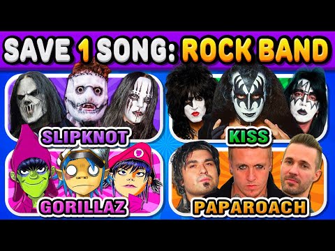 Save ONE Song 🎸🔥 Per Epic Rock Bands (Punk, Alternative, Hard) | Music Quiz Challenge