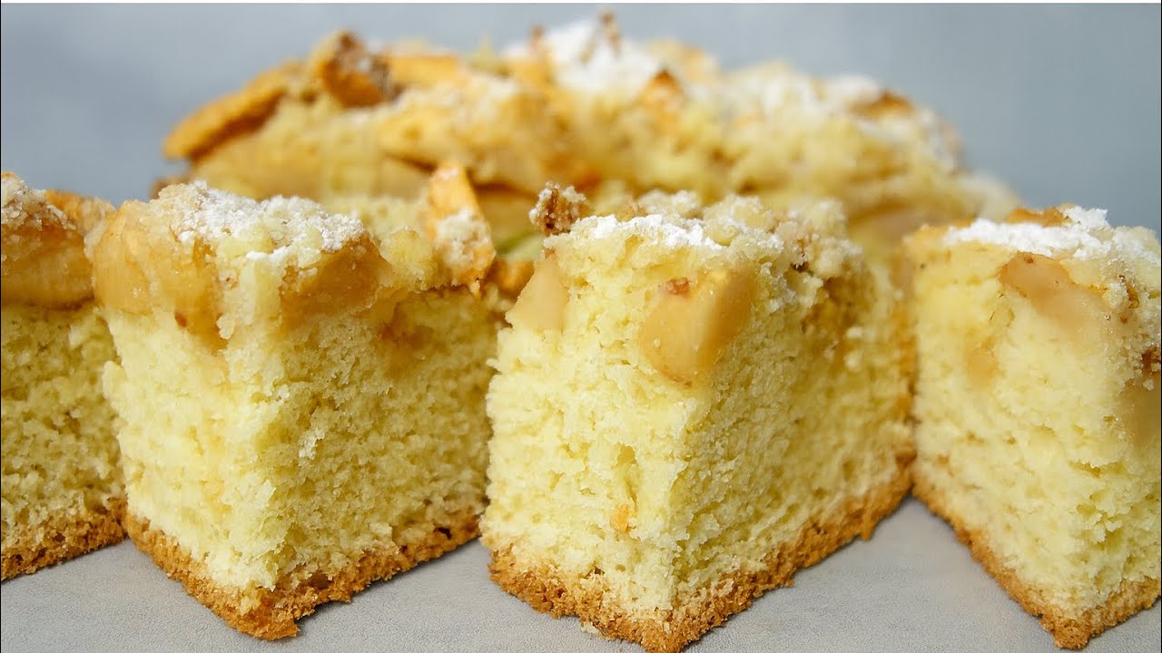 Ciasto z jabłkami i kruszonką 🍎 Zawsze się udaje i znika w minutę!