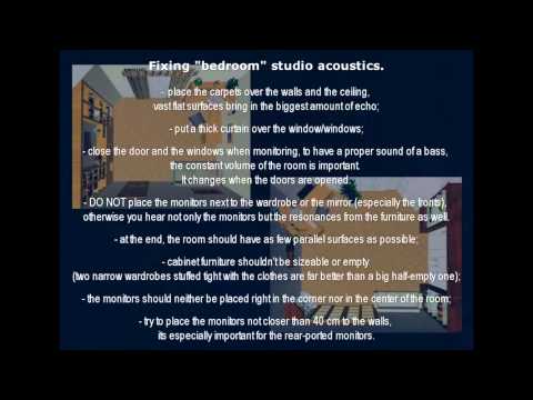 ANDI VAX. Setting up the acoustics of the room