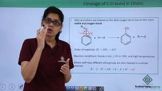 Class 12th – Cleavage of C-O bond | Alcohols, Phenols and Ethers | Tutorials Point
