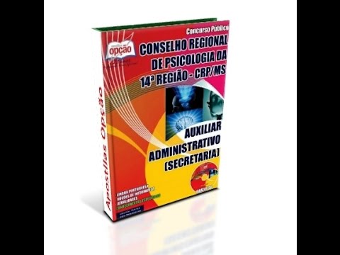 Apostila CRP-MS 14ª Região 2015 - Auxiliar Administrativo (Secretaria)