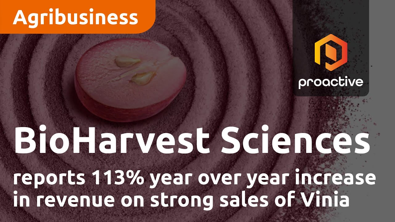 BioHarvest Sciences reports 113% year over year increase in revenue on strong sales of Vinia