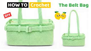How to Crochet a Belt Bag | Easy Tutorial for Beginners