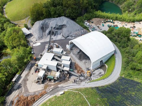 2017: WSW zeigen die Schlackeaufbereitung der WVW