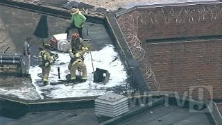 Raw: Fire at Volusia County Jail