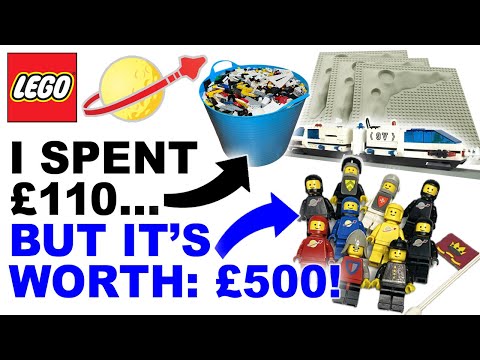 £110 to £500 ! - INSANE Classic Space Lego Haul... from GumTree!