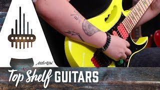 Video thumbnail for Ibanez Jem 777 30th Anniversary J Custom Desert Sun Yellow by Andertons Music Co