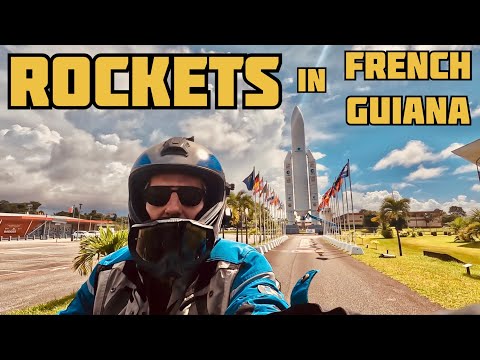 EP. 43 - Rockets in French Guiana. Motorbiking solo through French Guiana