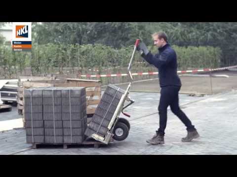 Probst Transportkarre VTK-V & Steinzieher SZ & Plattenheber PPH im Einsatz | HKL BAUSHOP | 4K/UHD