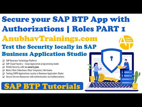 SAP BTP Authorization Concept | Test Security using SAP Business App Studio | XSUAA Roles in CF