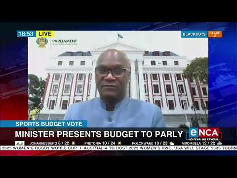 Sports budget vote Minister presents budget to parly