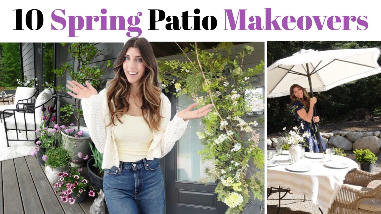10 Spring Porch Makeover Ideas That are achievable and Pinterest Perfect