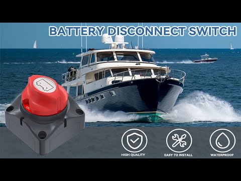12-48V Contour Battery Disconnect Switch - Reliable Power Control for Any Vehicle