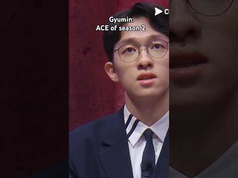 Gyumin , the ✨ace ✨of season 2 #kpop #universitywar #shorts