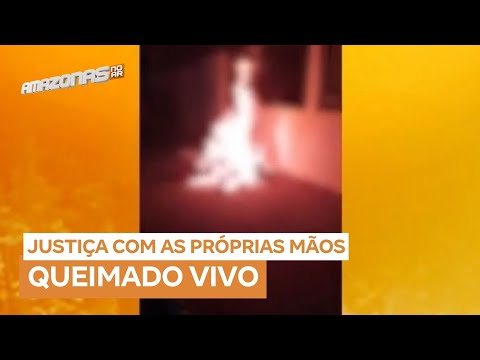 Suspeito de feminicídio é queimado vivo por multidão revoltada