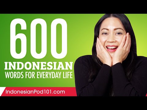 600 Indonesian Words for Everyday Life - Basic Vocabulary #30