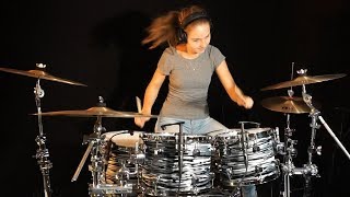 Video thumbnail of "My Sharona (The Knack); drum cover by Sina"