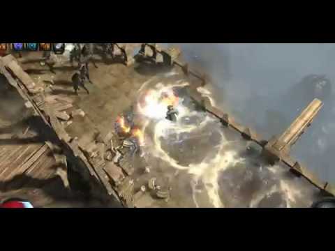 Path of Exile - Frostbolt and Vortex Skill Demo