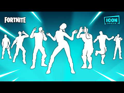 ALL ICON SERIES DANCES & EMOTES IN FORTNITE