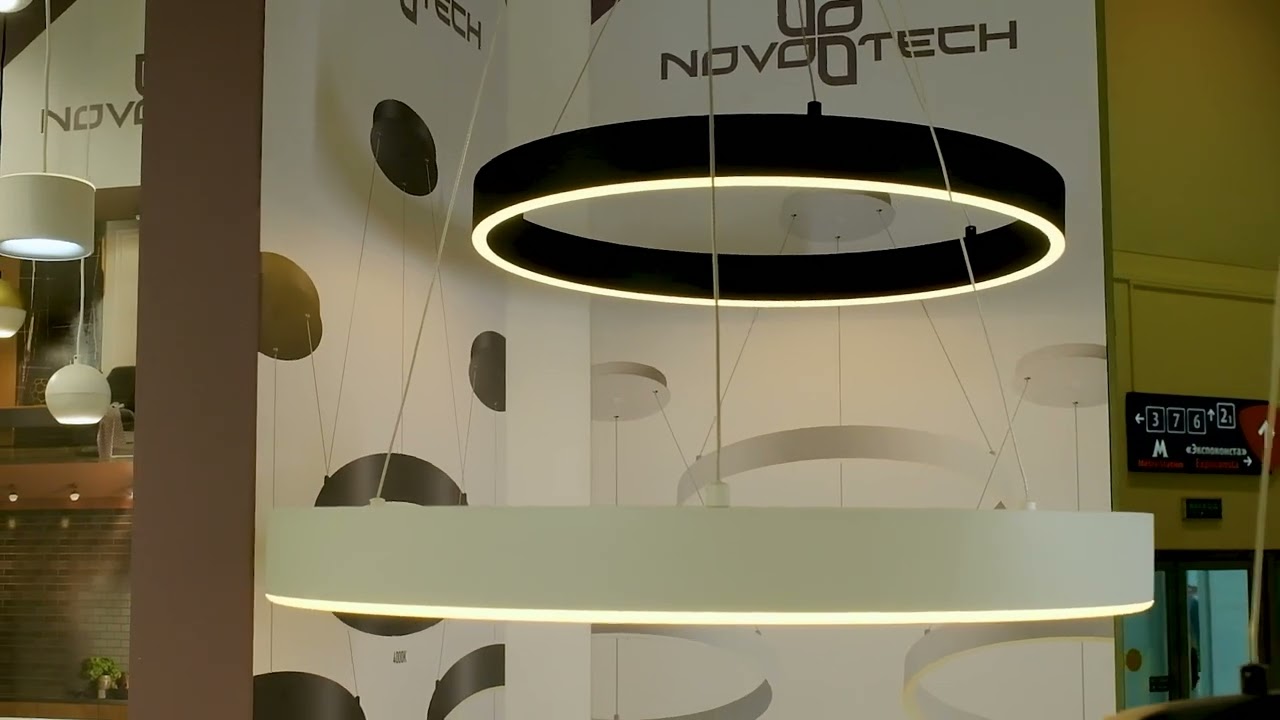 Светильник 60 см, 50W, 3000-6000K Novotech Iter 358959, черный