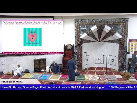 Tarweeh 30th night of Ramadan 1443 - April 30th 2022