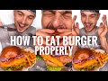 Not groundbreaking rules..Just the way we like it😁🍔❣️🙏HOW to eat burger properly|CHEFKOUDY