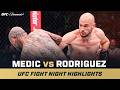 ROUND 1 TKO 🤯 | Uros Medic vs. Daniel Rodriguez | UFC Fight Night Mini Fight Highlights