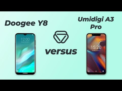 Doogee Y8 vs Umidigi A3 Pro - Vergleich der wichtigsten Unterschiede auf deutsch