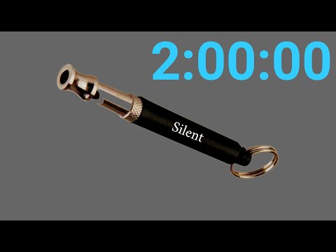 (SILENT)  dog whistle 2 hours 20 kHz