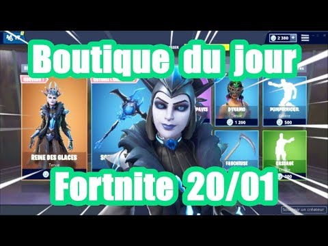 fortnite la boutique du jour du 20 janvier 2019 - fortnite boutique du jour