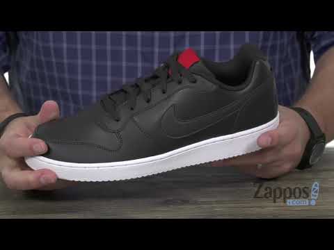 nike ebernon low on feet