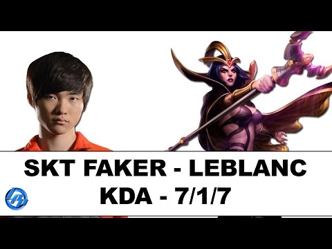 SKT Faker - LeBlanc vs Galio - Kr SoloQ