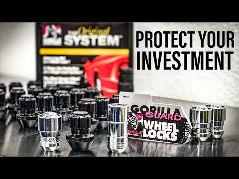 LOCKING Gorilla Lug Nuts: Camaro / Silverado - Ft. Custom Tint on Black-Tie ZL1