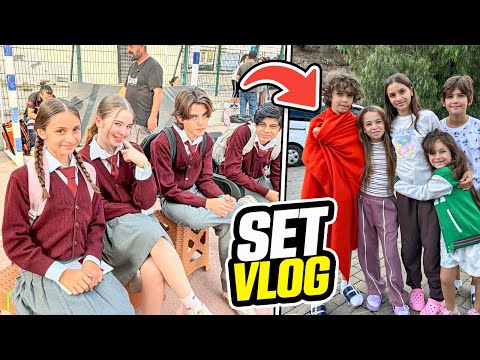 OUR LAST DAY ON SET | LINA COULDN'T LEAVE HER FRIENDS! SHE CRIED A LOT.