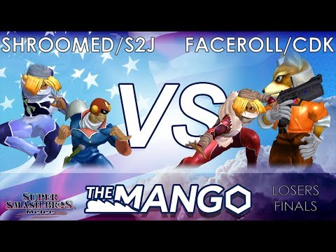 The Mango - Shroomed / S2J  (Blue) VS Captain Faceroll / CDK (Red) - SSBM Losers Finals