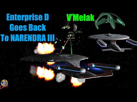 Yesterdays Enterprise D Follows Enterprise C Back Will it change History? Star Trek Starship Battles