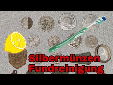 Silber Münze Reinigen #sondeln #treasure #schatzfund #schatzsuche #squidgame