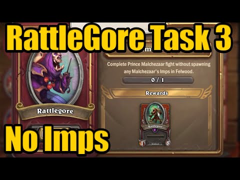 RattleGore Event Task #3: Prince Malchezaar with No Imps! - Hearthstone Mercenaries Guide