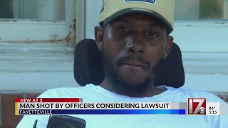 Fayetteville man speaks out after he's shot by police