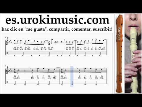 Como Tocar flauta dulce B. Reik ft. Ozuna, Wisin - Me Niego Tablatura um-a927