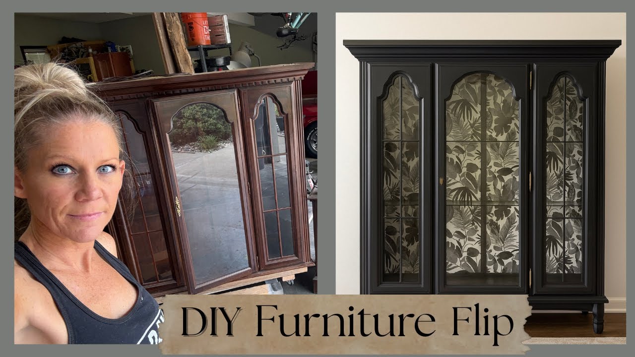 Extreme Hutch Makeover/ Painting Furniture DIY/ Before and After Furniture Makeover