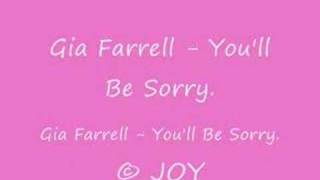 Gia Farrell- You&#39;ll be sorry